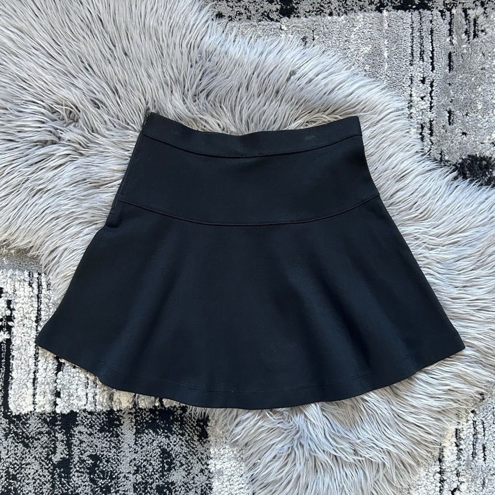 J. Crew Crewcuts Girls Ponte School Uniform Knit Skirt Size 12 Black NWT
